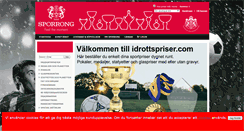 Desktop Screenshot of idrottspriser.com